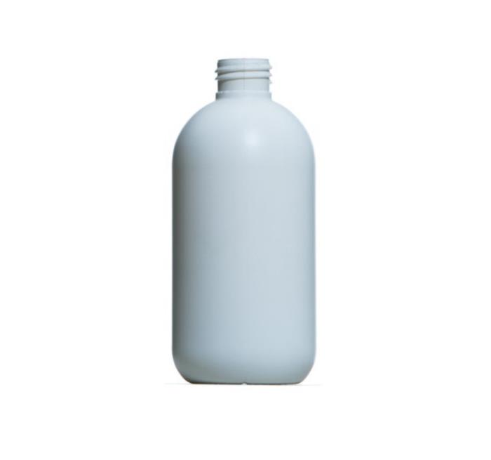 1000ml White HDPE Boston Round Bottle, 28/410 Neck